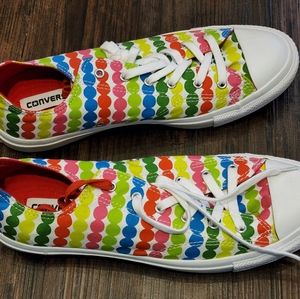 Converse Multi-Colored Polka Dot